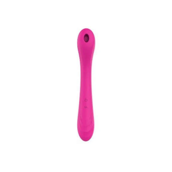 VIBRATORE DUO INTERNO-ESTERNO IN SILICONE LILY ROSE