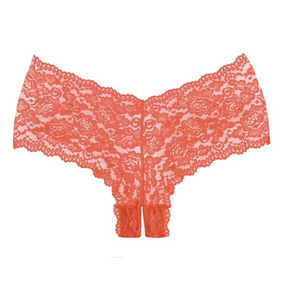 CULOTTE SEXY APERTA PER DONNA IN PIZZO FLOREALE