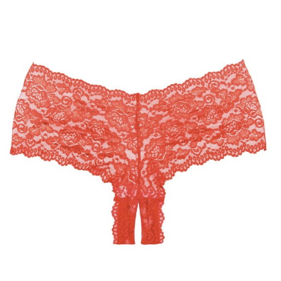 CULOTTE SEXY APERTA PER DONNA IN PIZZO FLOREALE