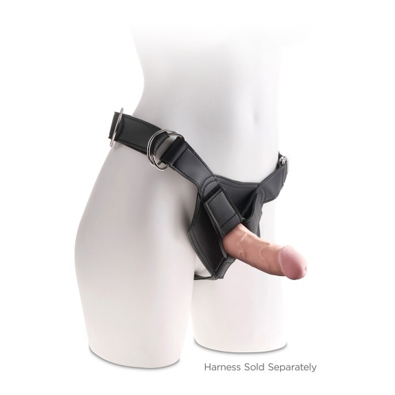 DILDO MORBIDO 15 CM TRIPLA DENSITA' CON VENTOSA KING COCK