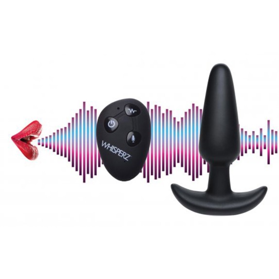 PLUG ANALE CON ATTIVAZIONE VOCALE E TELECOMANDO WHISPERZ