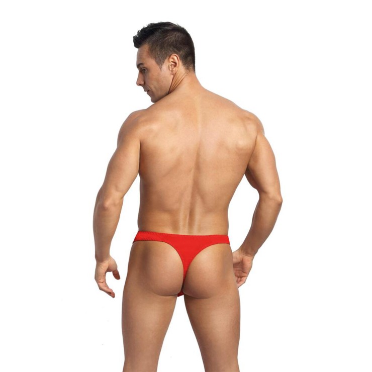 PERIZOMA SEXY ROSSO PER UOMO CON BORDI ARRICCIATI ANAIS 2