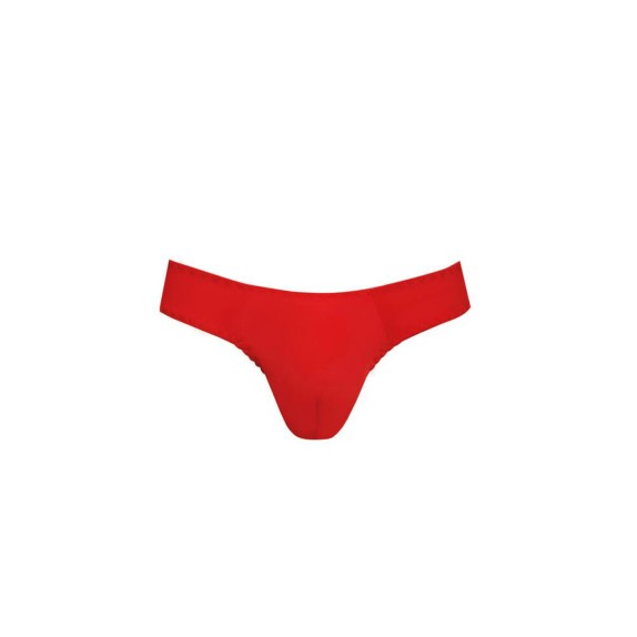 PERIZOMA SEXY ROSSO PER UOMO CON BORDI ARRICCIATI ANAIS