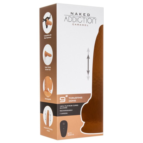 DILDO REALISTICO CON MOVIMENTO A SPINTA SEX TOY NAKED ADDICTION