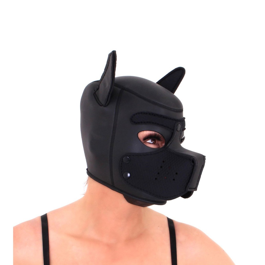 CAPPUCCIO DA CANE IN NEOPRENE PER GIOCHI BDSM...