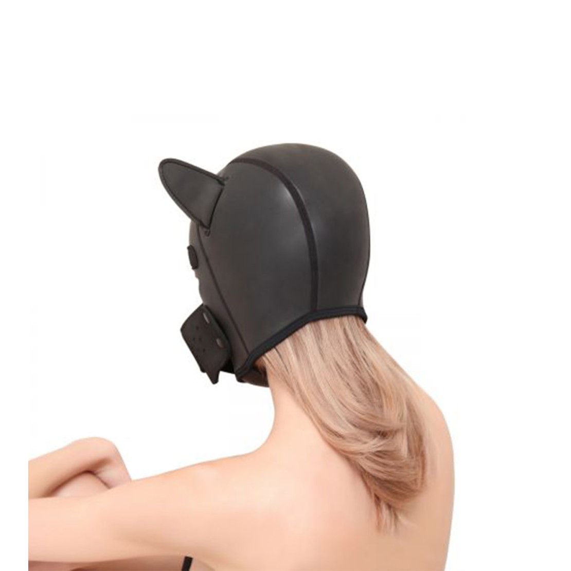 CAPPUCCIO DA CANE IN NEOPRENE PER GIOCHI BDSM...