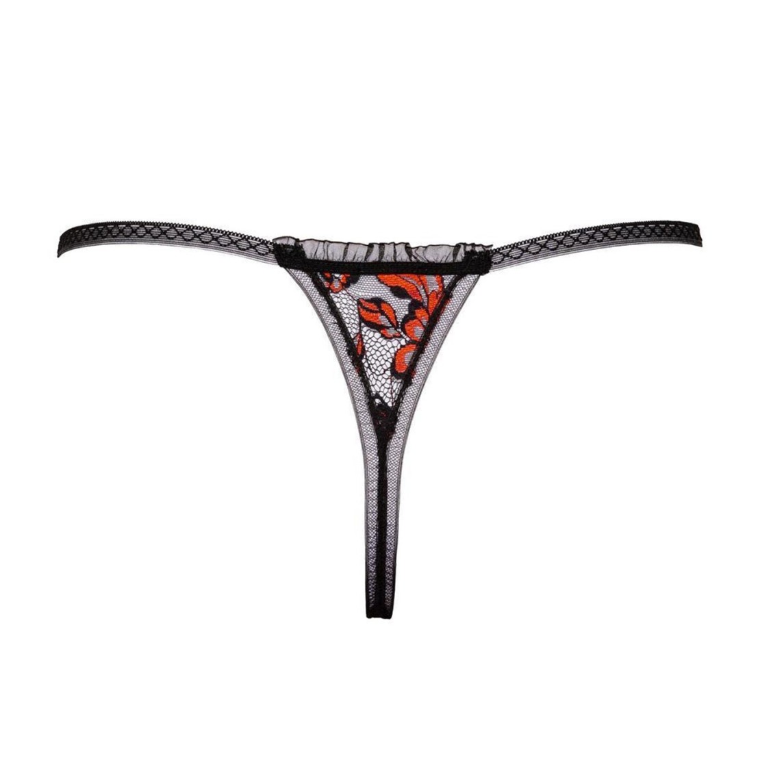 STRING SEXY PER DONNA APERTO CON PERLE E PIZZO...