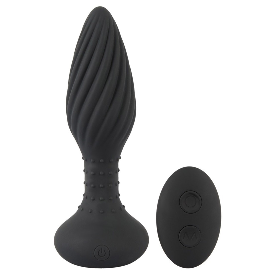 PLUG ANALE VIBRANTE CON SFERETTE ROTANTI...