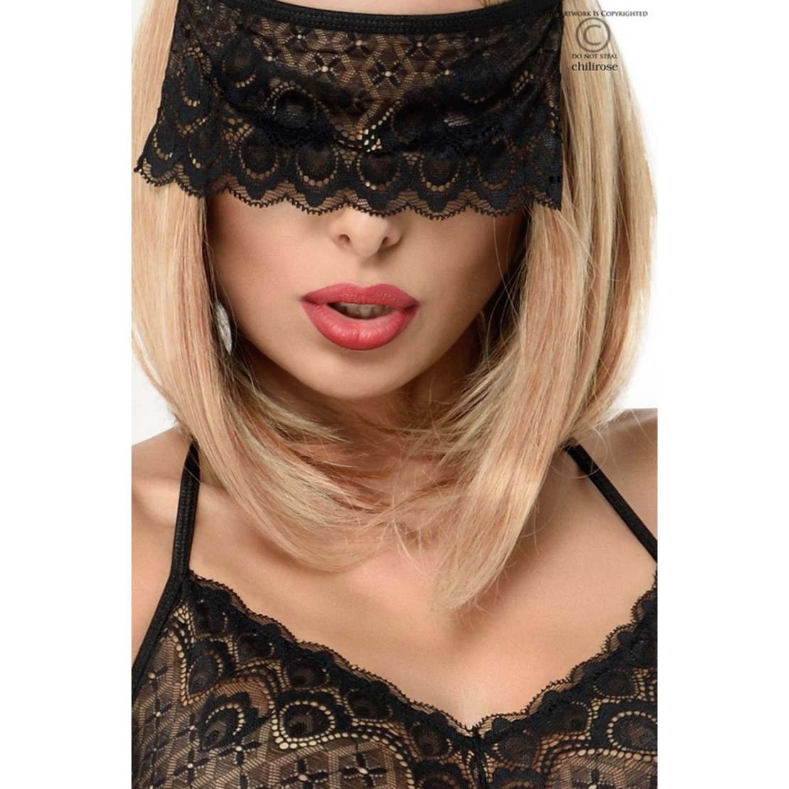 copy of COMPLETO SEXY PER DONNA IN PIZZO ROSSO...