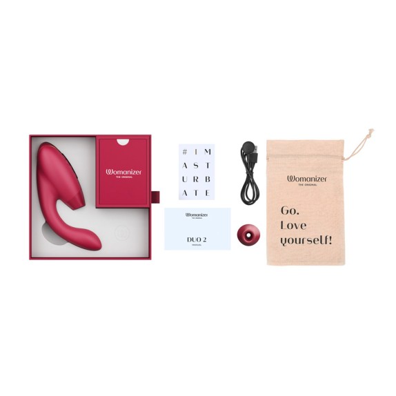 WOMANIZER DUO 2 STIMOLATORE CLITORIDEO E VIBRATORE PER IL PUNTO G