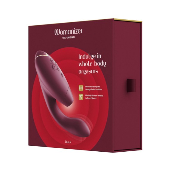 WOMANIZER DUO 2 STIMOLATORE CLITORIDEO E VIBRATORE PER IL PUNTO G
