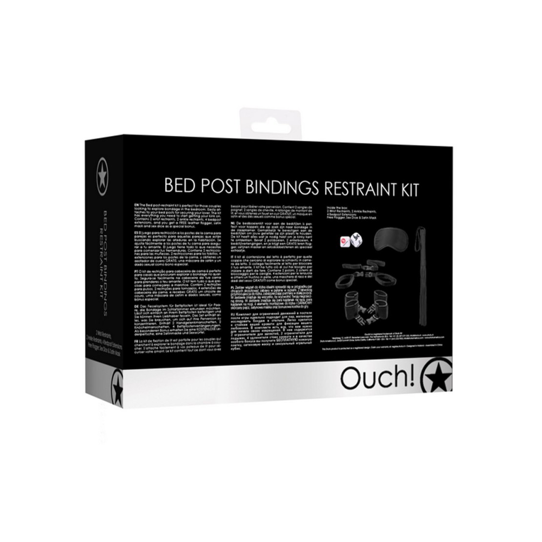 KIT DEL SADOMASO SEXY SET 6 PEZZI CON DADI IN...
