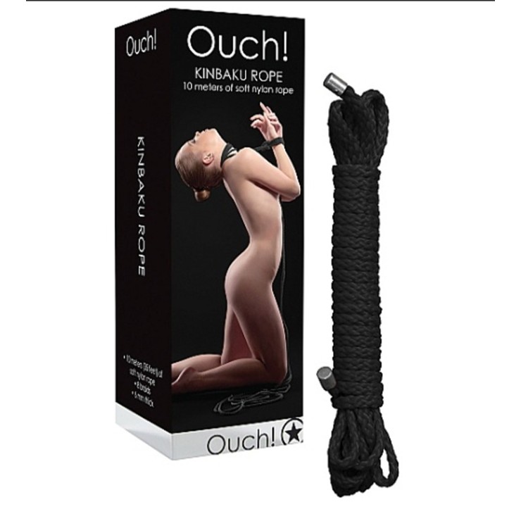 CORDA KINBAKU BONDAGE IN MORBIDO NYLON DI 10 METRI OUCH