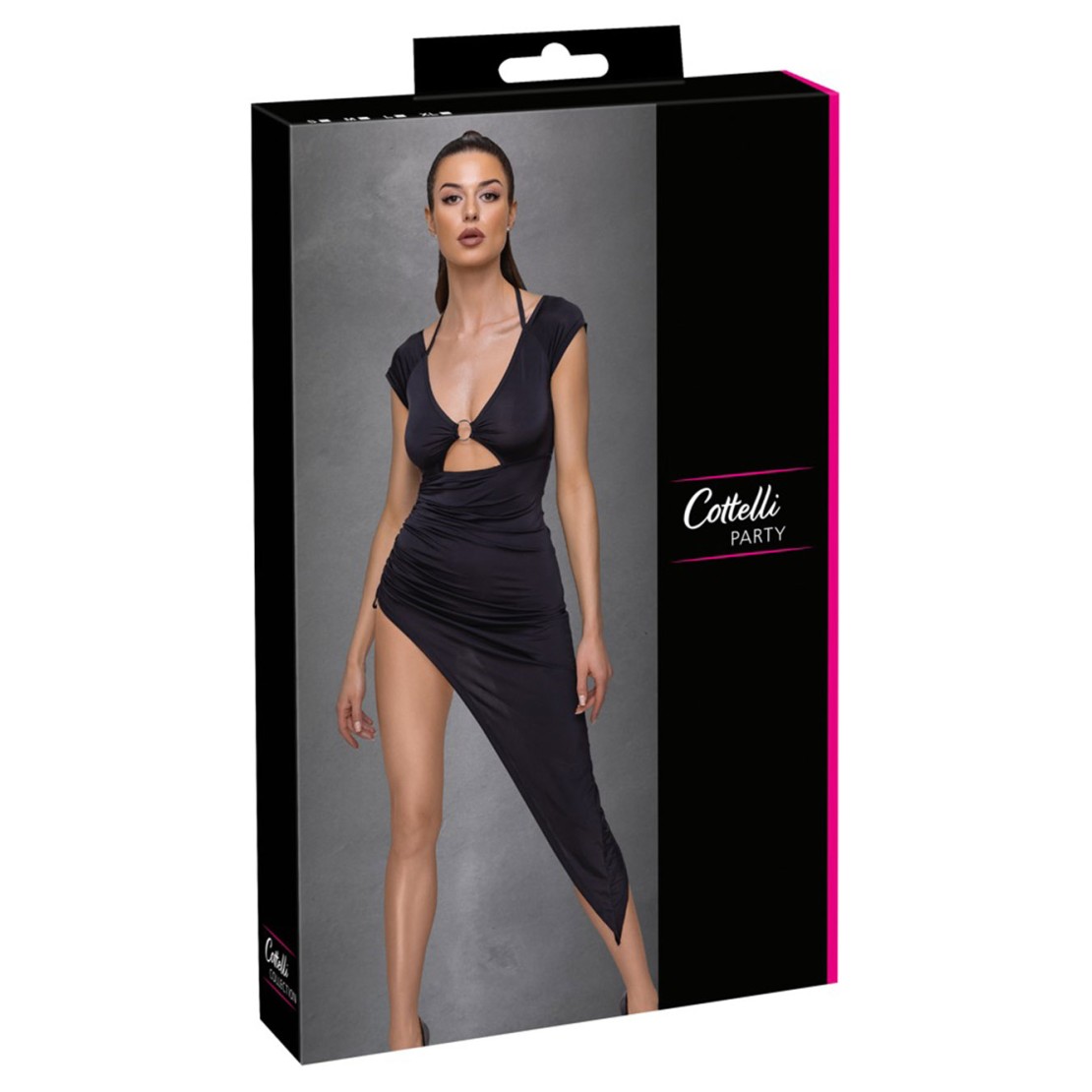 VESTITO SEXY PER DONNA CON SPACCO LATERALE E...