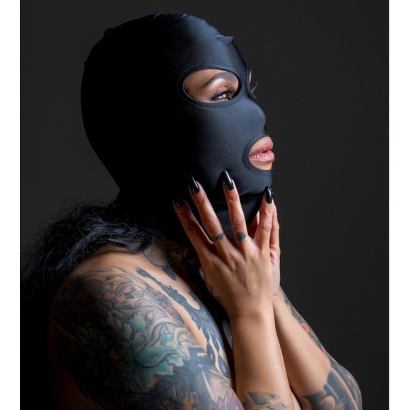 MASCHERA CAPPUCCIO SEXY CON APERTURE IN SPANDEX UNISEX TABOOM