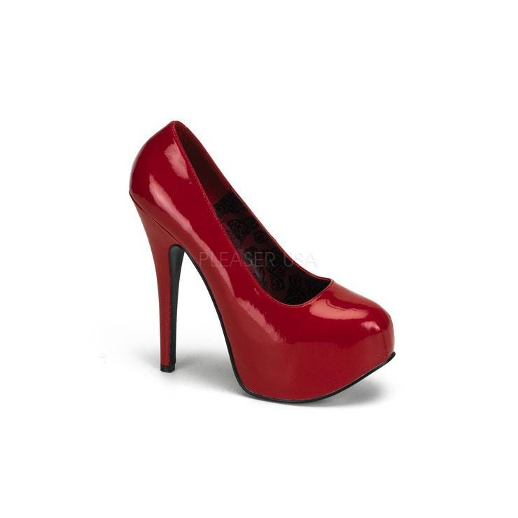 SCARPE SEXY NUMERI GRANDI DECOLTE' BORDELLO IN PVC LUCIDO... 2