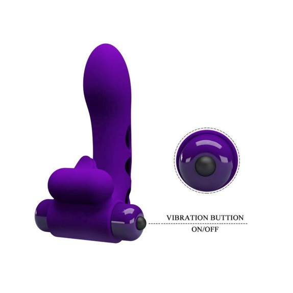 DITALINO PER LA STIMOLAZIONE INTERNA ED ESTERNA SEX TOY CON VIBRAZIONE ORLANDO