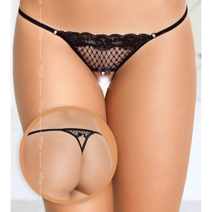 PERIZOMA IN RETE SEXY PER DONNA APERTO CON DETTAGLI UNICI...