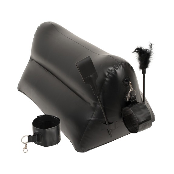CUSCINO DELL'AMORE GONFIABILE CON MANETTE PADDLE E PIUMINO LOVE CUSHION