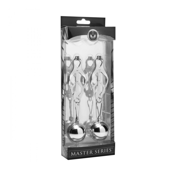 PINZETTE PER CAPEZZOLI CON PESETTO IN METALLO MASTER SERIES