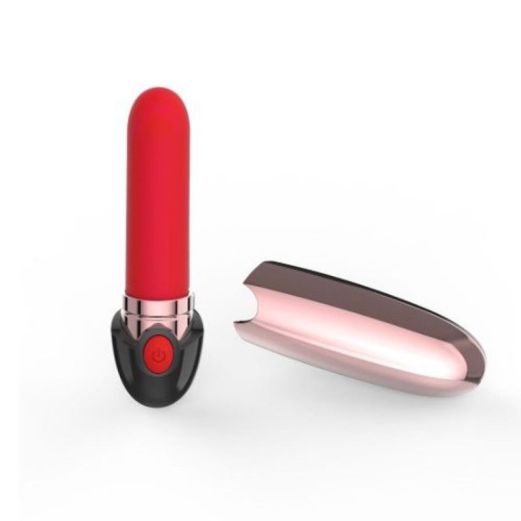 STIMOLATORE CLITORIDEO VIBRANTE A ROSSETTO PICCOLO E POTENTE FUTURE