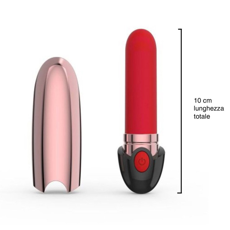 STIMOLATORE CLITORIDEO VIBRANTE A ROSSETTO PICCOLO E... 2
