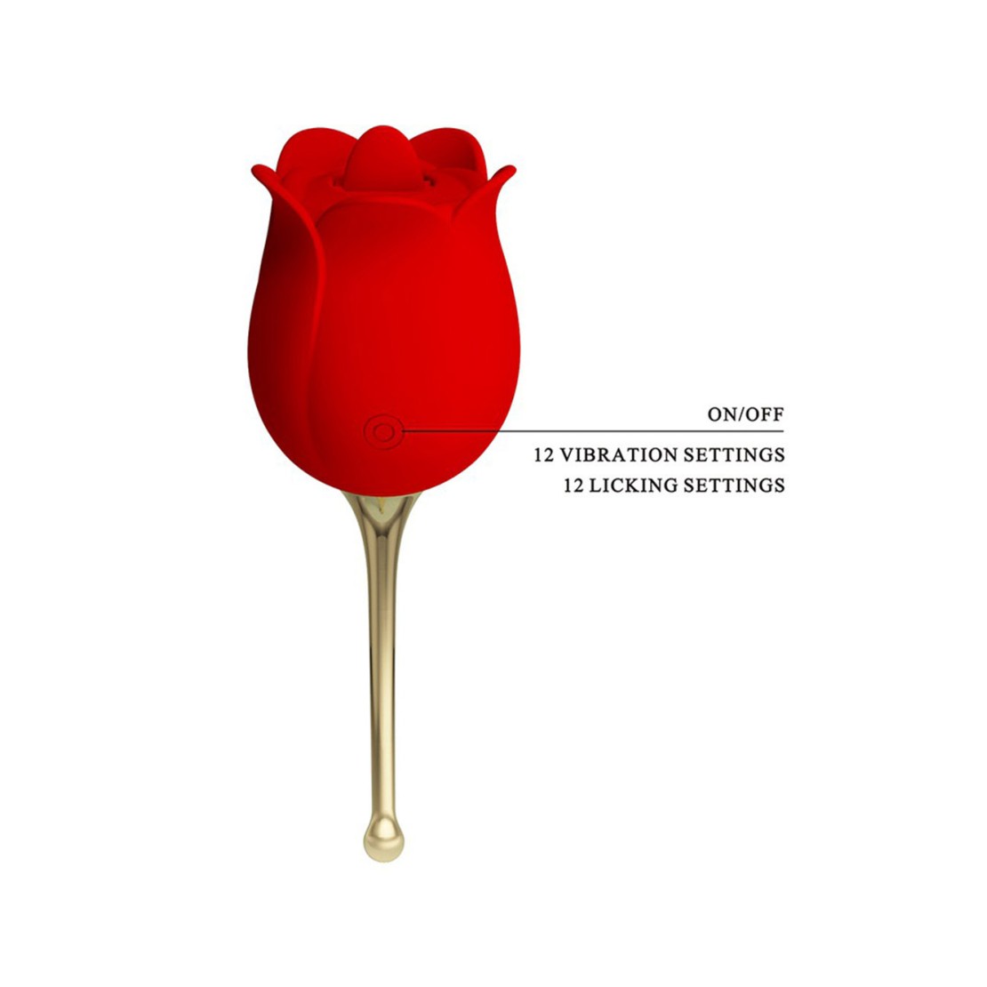 BRATORE CLITORIDEO A FORMA DI ROSA CON...