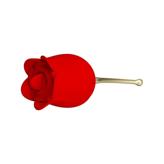 VIBRATORE CLITORIDEO A FORMA DI ROSA CON LINGUETTE STIMOLANTI ROSE LOVER