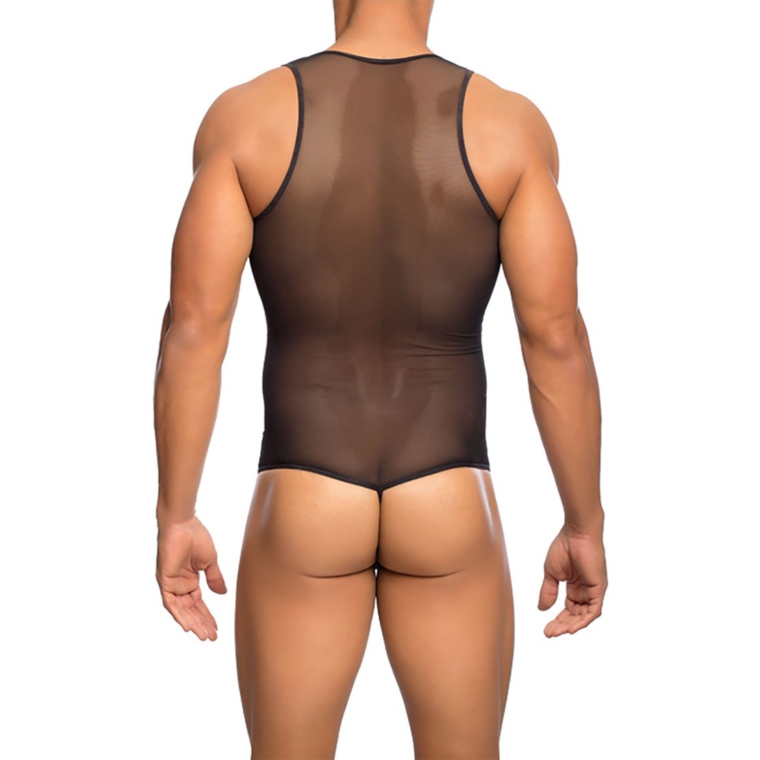 BODY SEXY DA UOMO IN MICRORETE CON PERIZOMA E...