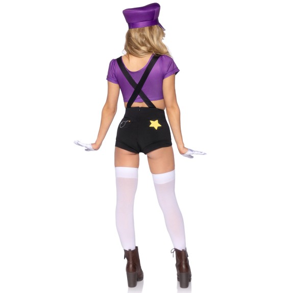COSTUME SEXY PERSONAGGIO VIDEOGIOCHI GAMER BADDIE PER DONNA SET 3 PEZZI LEG AVENUE