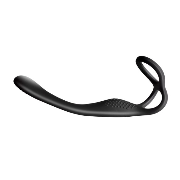 VIBRATORE ANALE PER UOMO CON STIMOLATORE DEL PERINEO E DOPPIO ANELLO THE VIBE