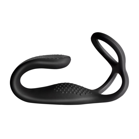 VIBRATORE ANALE CON STIMOLATORE DEL PERINEO E DOPPIO ANELLO THE VIBE