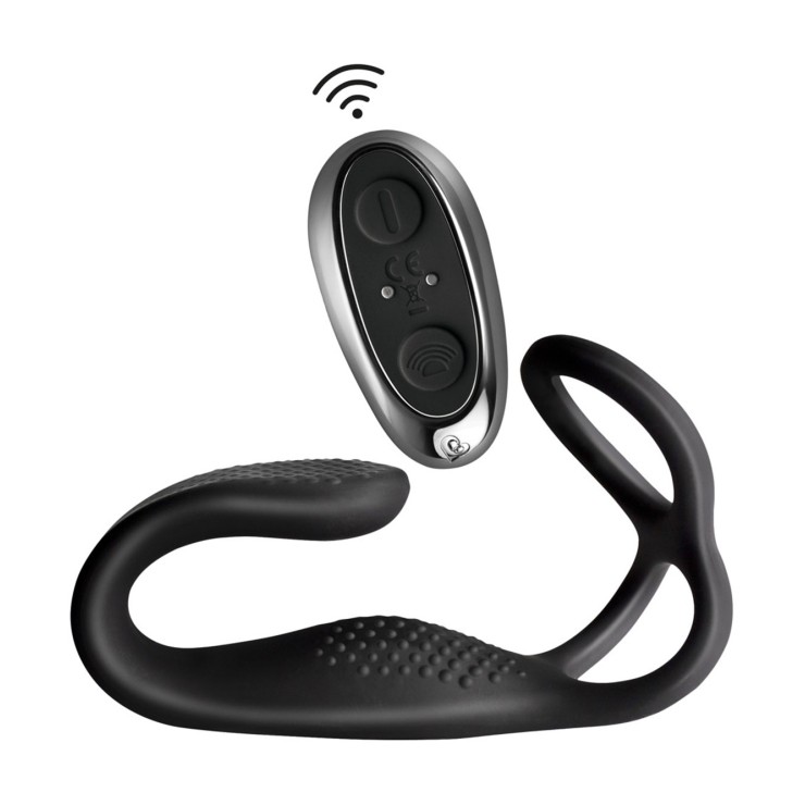 VIBRATORE ANALE CON STIMOLATORE DEL PERINEO E DOPPIO... 2