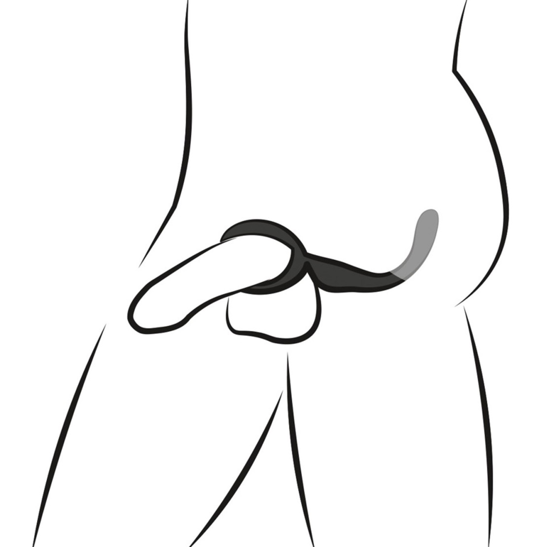 VIBRATORE ANALE PER UOMO CON STIMOLATORE DEL...