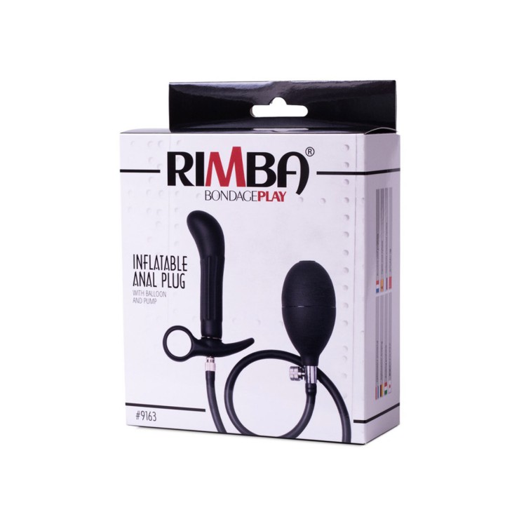 PLUG ANALE GONFIABILE CON POMPETTA A MANO RIMBA