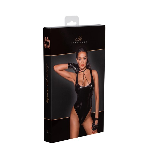 copy of BODY SEXY DA DONNA IN PVC SGAMBATO E AMPIO SCOLLO NOIR