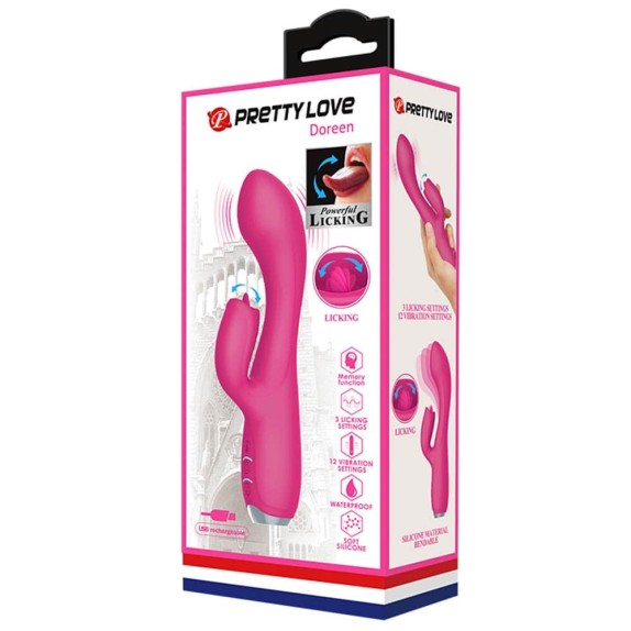 copy of VIBRATORE RABBIT CON LINGUA IN SILICONE SEX TOY DOREEN