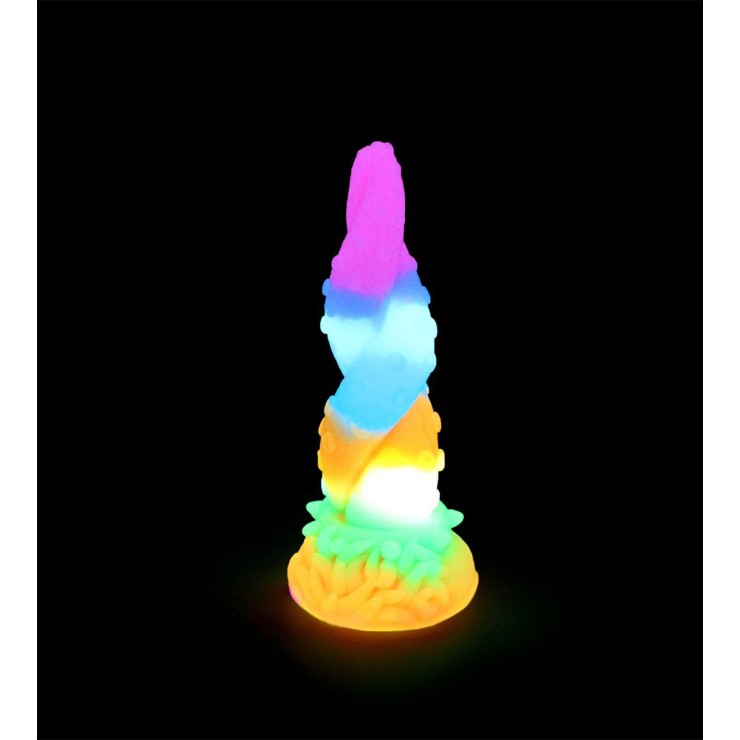 SEX TOY INTRECCIATO 18,5 CM IN SILICONE COLORATO CHE SI... 2