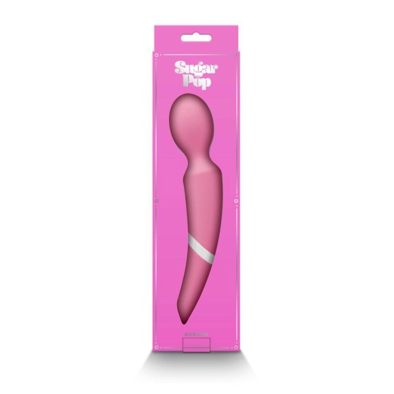 WAND STIMOLATORE-MASSAGGIA CLITORIDE CON SUCCHIATORE SUGAR POP AURORA
