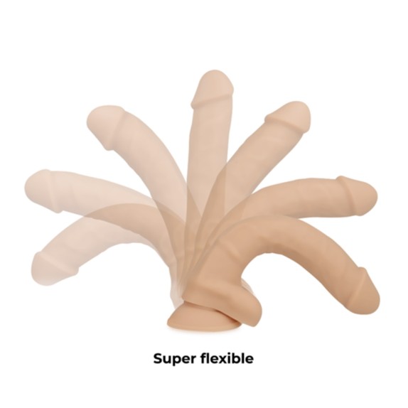 FALLO DILDO REALISTICO 13 CM CON TESTICOLI E VENTOSA COCK MILLER