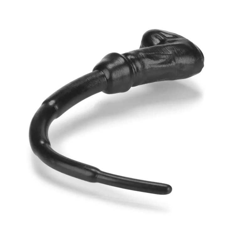 SONDA URETRALE IN SILICONE 14 CM CON MANICO FORMA FALLICA...