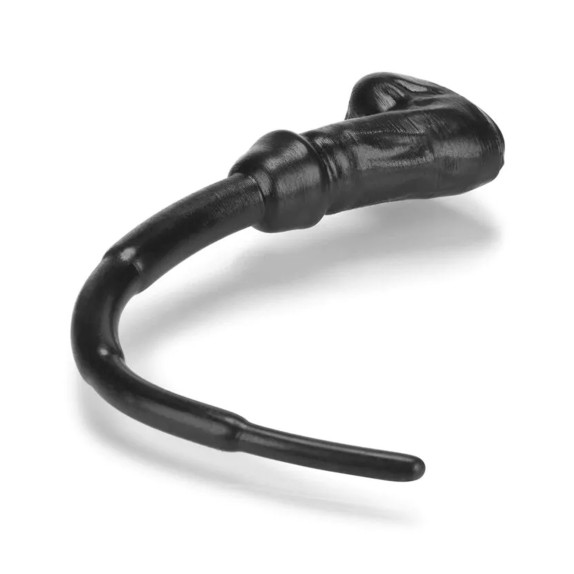 SONDA URETRALE IN SILICONE 14 CM CON MANICO FORMA FALLICA SUPER FLESSIBILE