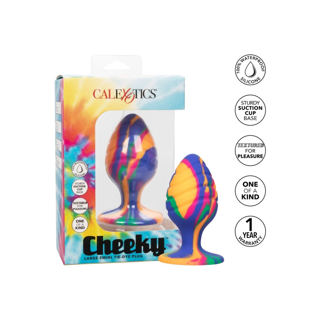 PLUG ANALE SEX TOY MULTICOLOR MEDIUM IN...