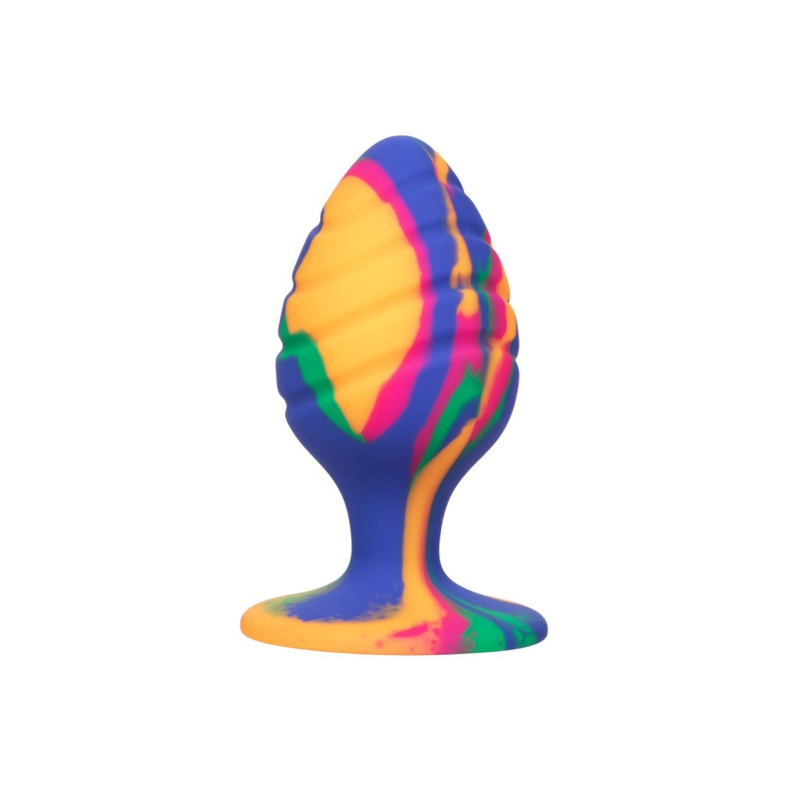 PLUG ANALE SEX TOY MULTICOLOR IN SILICONE...