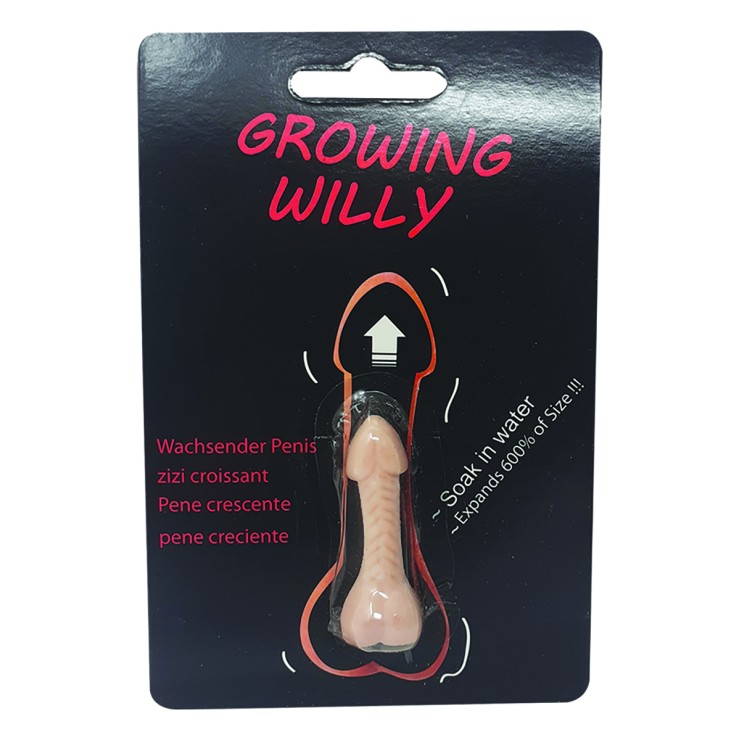GROWING WILLY GADGET SCHERZOSO PENE CHE CRESCE IN ACQUA
