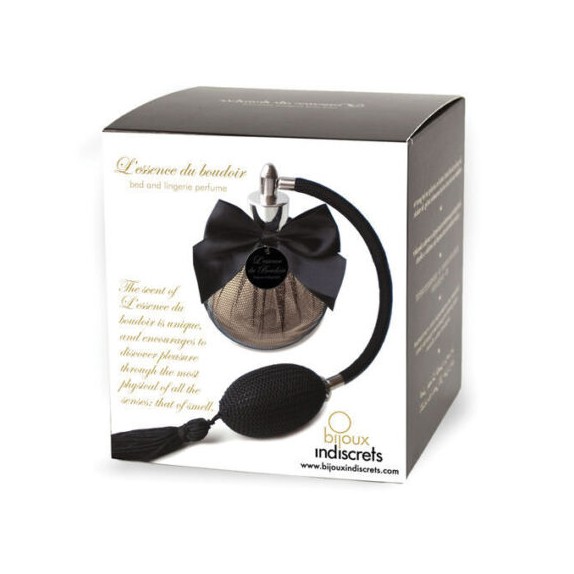 L'ESSENCE DE BOUDOIR PROFUMO FEROMONI PER LENZUOLA CON AMPOLLA E POMPETTA