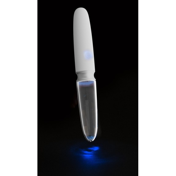 copy of VIBRATORE SEX TOY IN VETRO E SILICONE RICARICABILE CON LUCE LED LIAISON STRAIGHT
