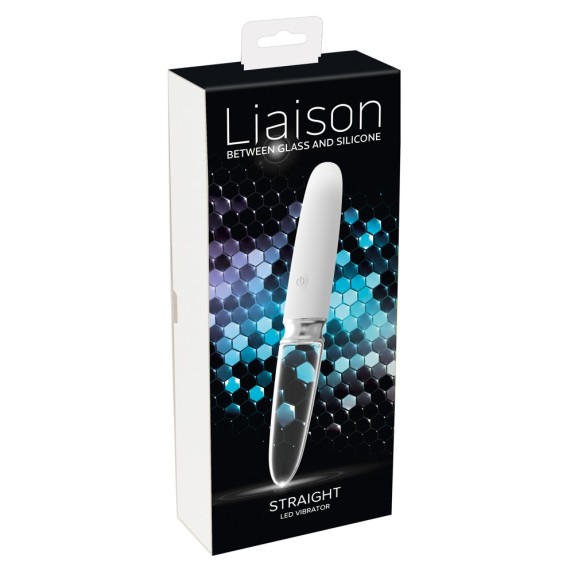 copy of VIBRATORE SEX TOY IN VETRO E SILICONE RICARICABILE CON LUCE LED LIAISON STRAIGHT