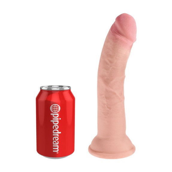 DILDO REALISTICO 20 CM CON VENTOSA 3D TRIPLA DENSITA' KING COCK