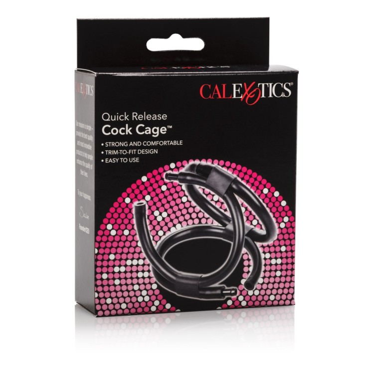 ANELLO TRIPLO PER PENE SGANCIABILE QUICK RELEASE COCK CAGE